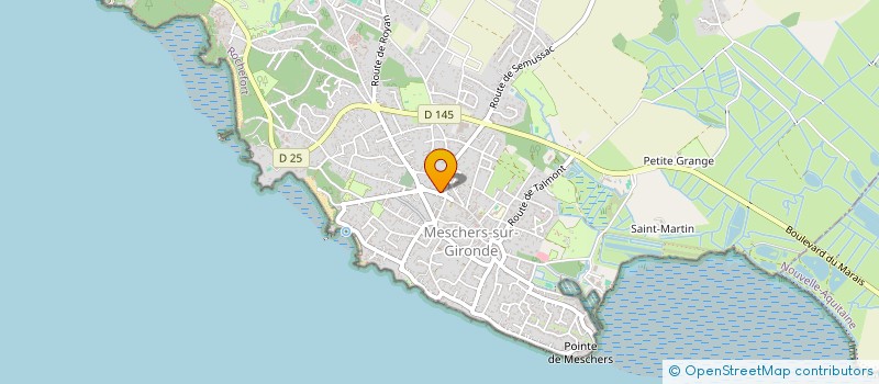 localisation de l'entreprise L'ATELIER DE CORALIE  MESCHERS-SUR-GIRONDE