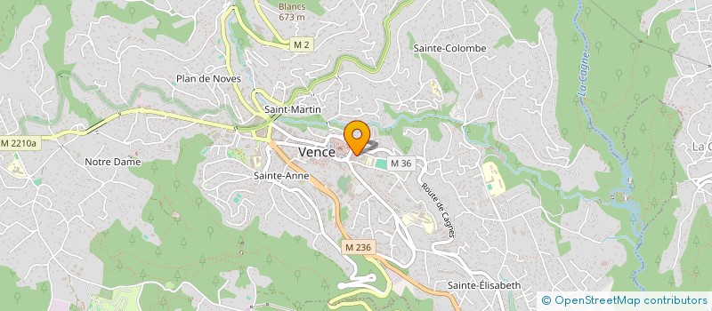 localisation de l'entreprise L'ATELIER DE CORALIE REYNARD  VENCE