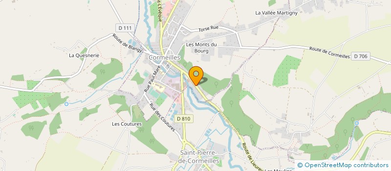 localisation de l'entreprise L'ATELIER DE CORMEILLES à CORMEILLES