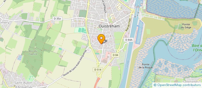 localisation de l'entreprise L'ATELIER DE COURSEVAL  OUISTREHAM