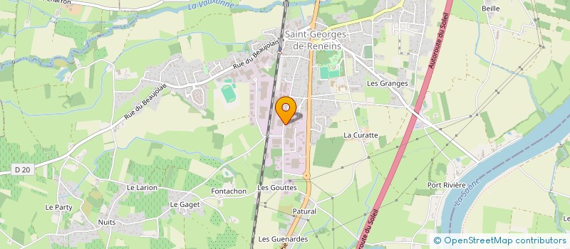 localisation de l'entreprise L'ATELIER DE DADAILLE  SAINT-GEORGES-DE-RENEINS