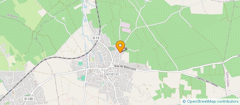 localisation de l'entreprise L ATELIER DE DANSE  GENERAC