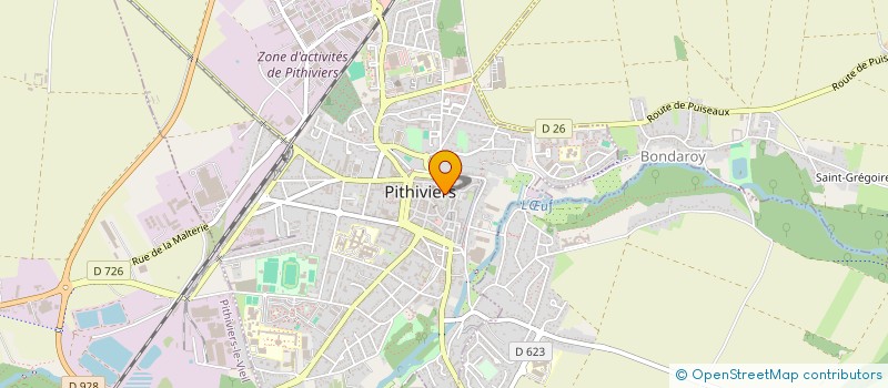 localisation de l'entreprise L'ATELIER DE DESSIN  PITHIVIERS