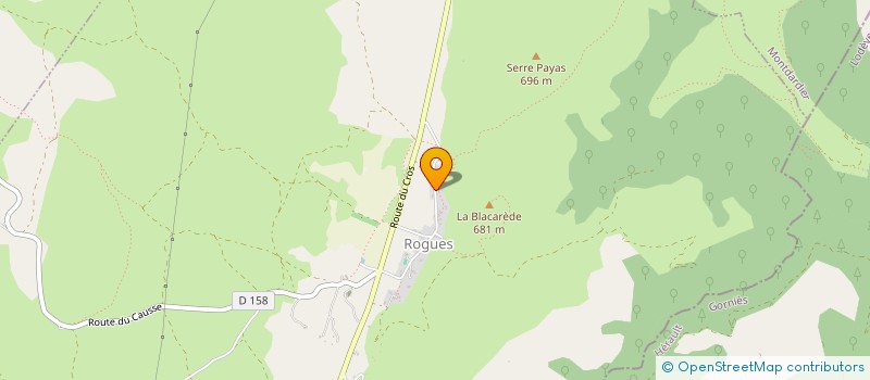 localisation de l'entreprise L'ATELIER DE FABIA  ROGUES