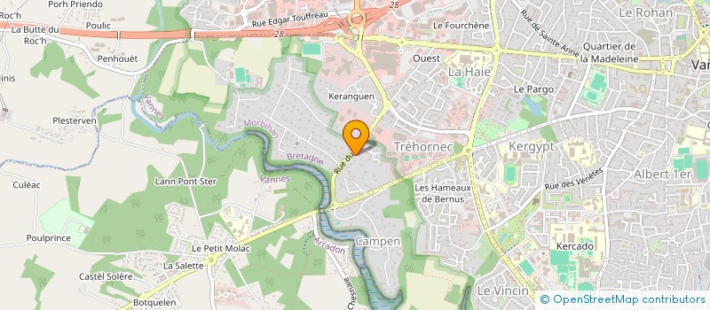 localisation de l'entreprise L'ATELIER DE FERDINAND à VANNES