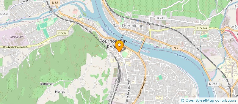 localisation de l'entreprise L'ATELIER DE GABRIEL à TOURNON-SUR-RHONE