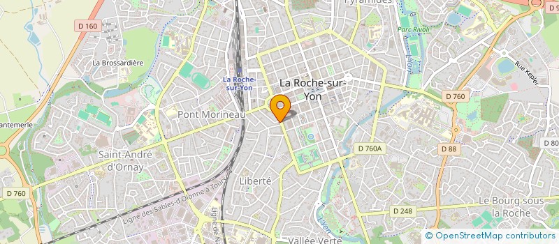 localisation de l'entreprise L'ATELIER DE GAYLORD  LA ROCHE-SUR-YON