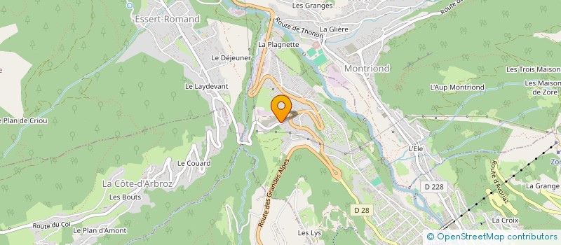 localisation de l'entreprise L'ATELIER DE J'M  MORZINE