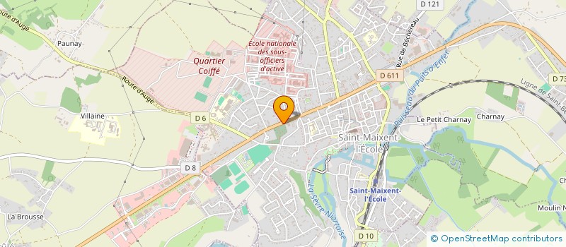 localisation de l'entreprise L'ATELIER DE JULIEN à SAINT-MAIXENT-L'ECOLE