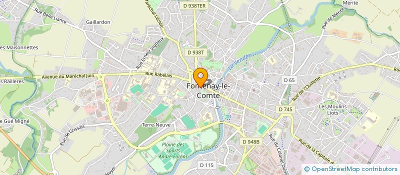 localisation de l'entreprise L'ATELIER DE JULIETTE  FONTENAY-LE-COMTE