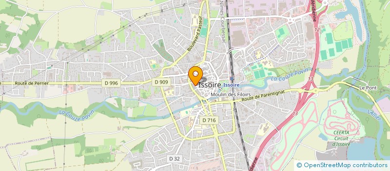 localisation de l'entreprise L'ATELIER DE KATY  ISSOIRE