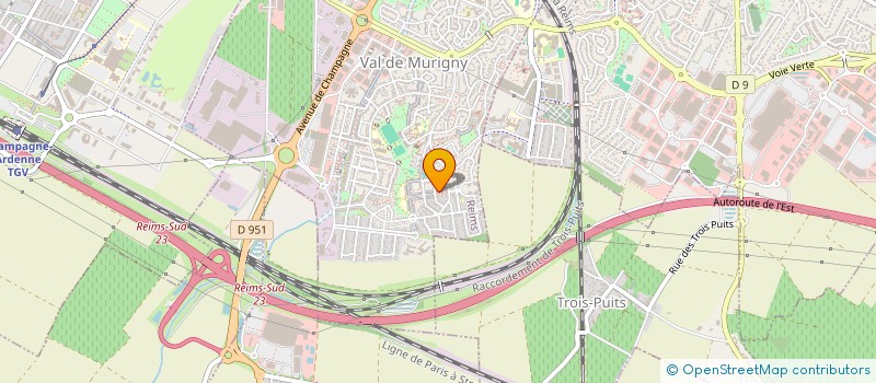 localisation de l'entreprise L'ATELIER DE KEYSHA CREATION  REIMS