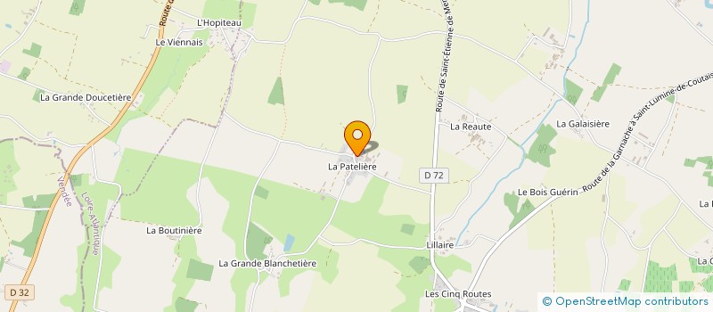 localisation de l'entreprise L'ATELIER DE L'ARCHE à PAULX