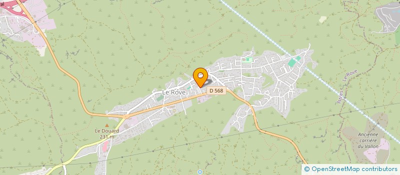 localisation de l'entreprise L'ATELIER DE L'ARCHITECTE TOULET  LE ROVE