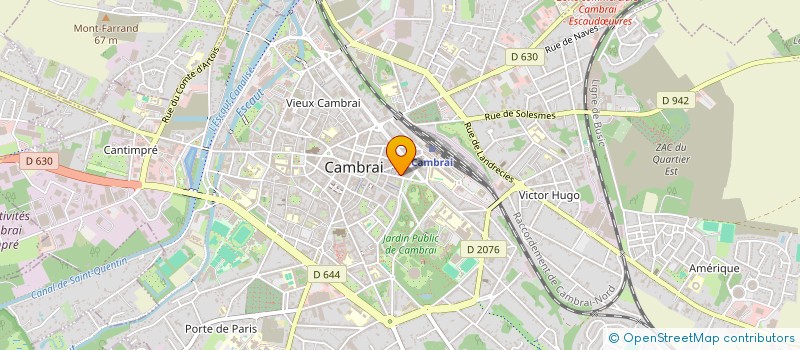 localisation de l'entreprise L ATELIER DE L AUDITION à CAMBRAI