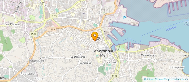 localisation de l'entreprise L ATELIER DE L AUTO à LA SEYNE-SUR-MER