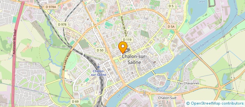 localisation de l'entreprise L'ATELIER DE L'AUTO à CHALON-SUR-SAONE