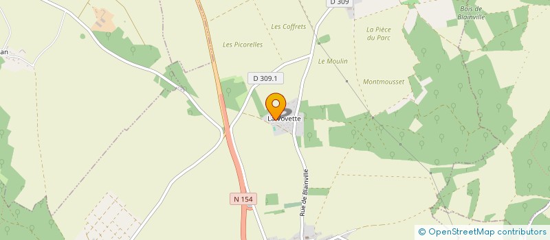 localisation de l'entreprise L'ATELIER DE L'AUTO à MARVILLE-MOUTIERS-BRULE