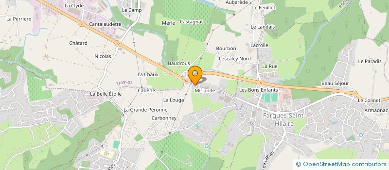 localisation de l'entreprise L'ATELIER DE L'AUTOMOBILE  TRESSES