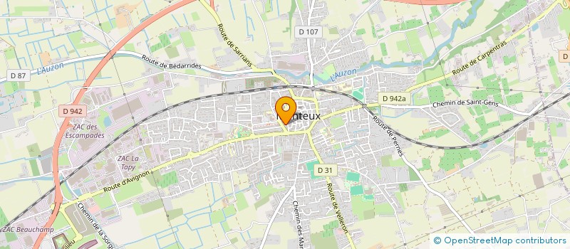 localisation de l'entreprise L ATELIER DE L ECHO  MONTEUX