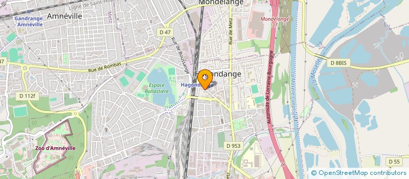 localisation de l'entreprise L'ATELIER DE L'ENCRE  HAGONDANGE