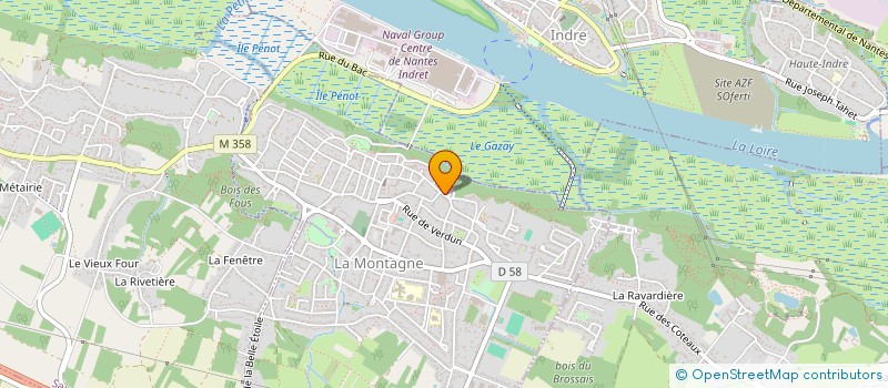 localisation de l'entreprise L'ATELIER DE L'HISTOIRE DE LA MONTAGNE  LA MONTAGNE