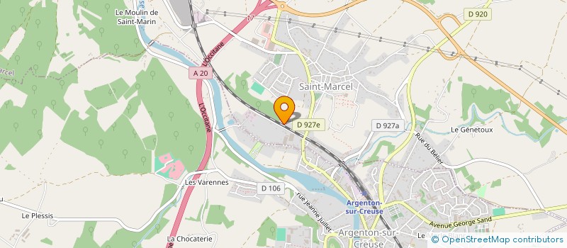 localisation de l'entreprise L'ATELIER DE L'INNOVATION à SAINT-MARCEL