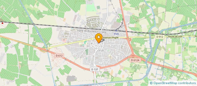 localisation de l'entreprise L'ATELIER DE LA CHANSON  VIAS