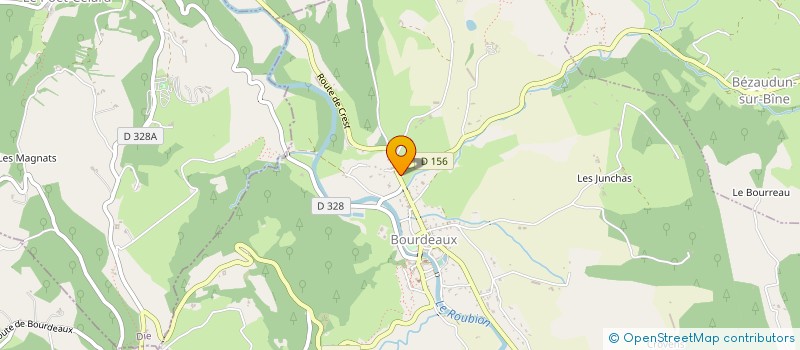 localisation de l'entreprise L'ATELIER DE LA CHAUX  LE POET-CELARD