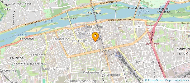 localisation de l'entreprise L'ATELIER DE LA CUISINE à TOURS