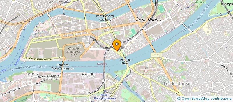 localisation de l'entreprise L'ATELIER DE LA D à NANTES