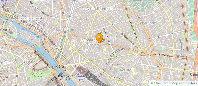 localisation de l'entreprise L ATELIER DE LA FEUILLE D OR à PARIS 11