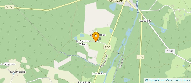 localisation de l'entreprise L'ATELIER DE LA FLECHE  VOUZERON