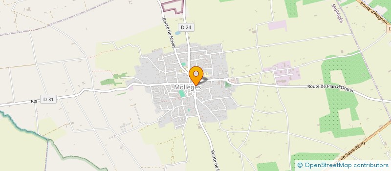 localisation de l'entreprise L'ATELIER DE LA FROMAGERE  MOLLEGES