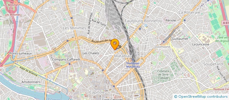 localisation de l'entreprise L'ATELIER DE LA GARE à TOULOUSE