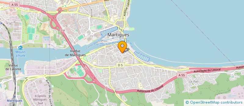 localisation de l'entreprise L'ATELIER DE LA LANTERNE  MARTIGUES