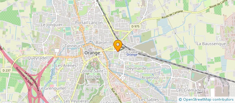 localisation de l'entreprise L'ATELIER DE LA MAISON à ORANGE