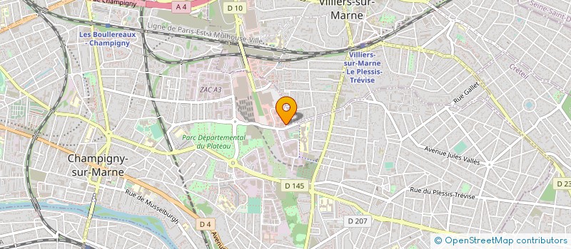 localisation de l'entreprise L'ATELIER DE LA MARNE à CHAMPIGNY-SUR-MARNE