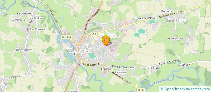localisation de l'entreprise L'ATELIER DE LA MARTRE à SAINT-BENIGNE