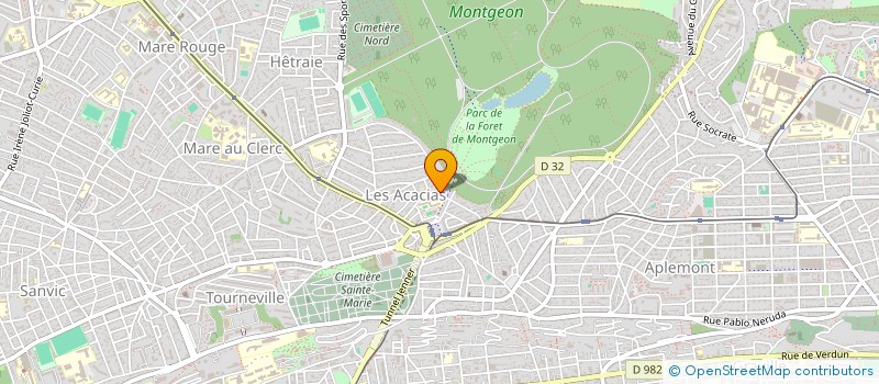 localisation de l'entreprise L'ATELIER DE LA MATIERE  LE HAVRE