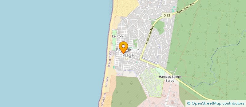 localisation de l'entreprise L ATELIER DE LA MER  BISCARROSSE