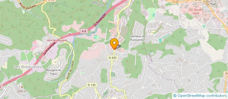 localisation de l'entreprise L'ATELIER DE LA PATE  VALLAURIS