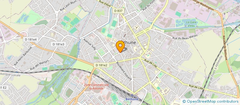 localisation de l'entreprise L'ATELIER DE LA PIZZA  BETHUNE