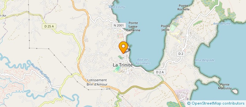 localisation de l'entreprise L'ATELIER DE LA PLOMBIERE à LA TRINITE