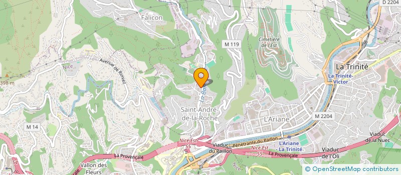 localisation de l'entreprise L'ATELIER DE LA SOCCA  SAINT-ANDRE-DE-LA-ROCHE