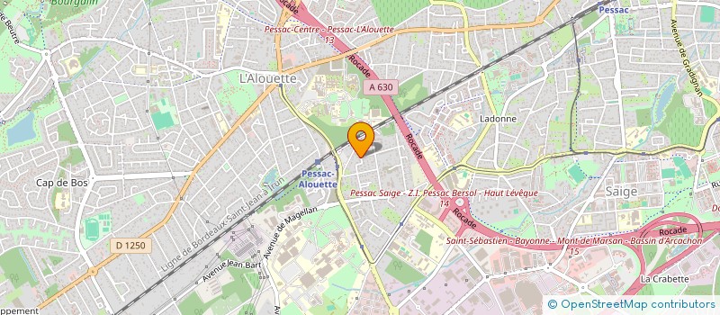 localisation de l'entreprise L'ATELIER DE LA SOURCE à PESSAC
