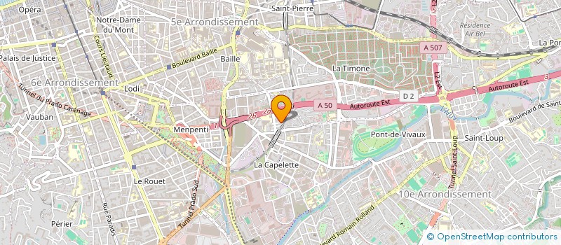 localisation de l'entreprise L ATELIER DE LA TROISIEME DIMENSION à MARSEILLE