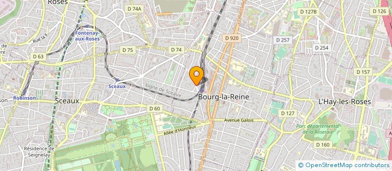 localisation de l'entreprise L'ATELIER DE LA VARANGUE  CACHAN