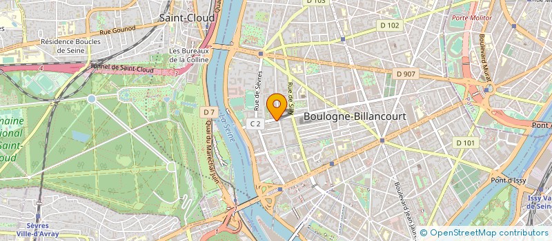 localisation de l'entreprise L'ATELIER DE LA VIANDE à BOULOGNE-BILLANCOURT