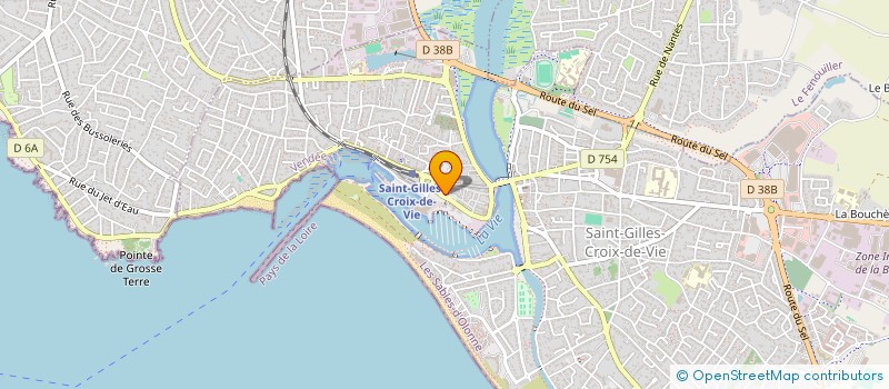 localisation de l'entreprise L'ATELIER DE LA VIE à SAINT-GILLES-CROIX-DE-VIE